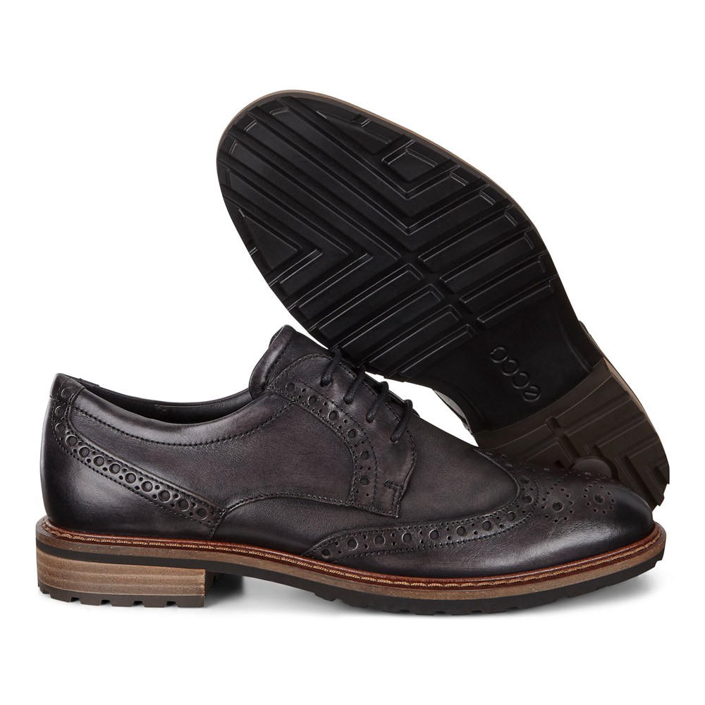 ECCO Mens Dress Shoes Brown - Vitrus I Wing Tip Tie - UGP-805673